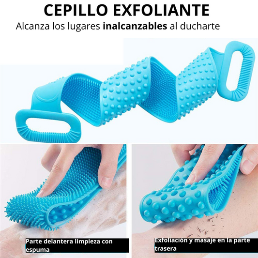 Cepillo exfoliante para baño (2X1)