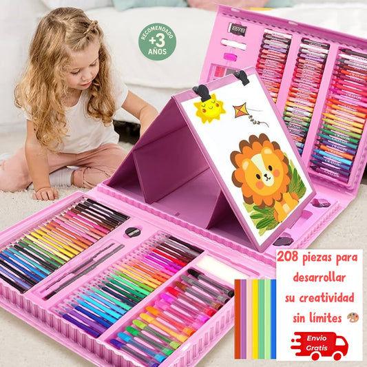 Set de 208 colores para niños