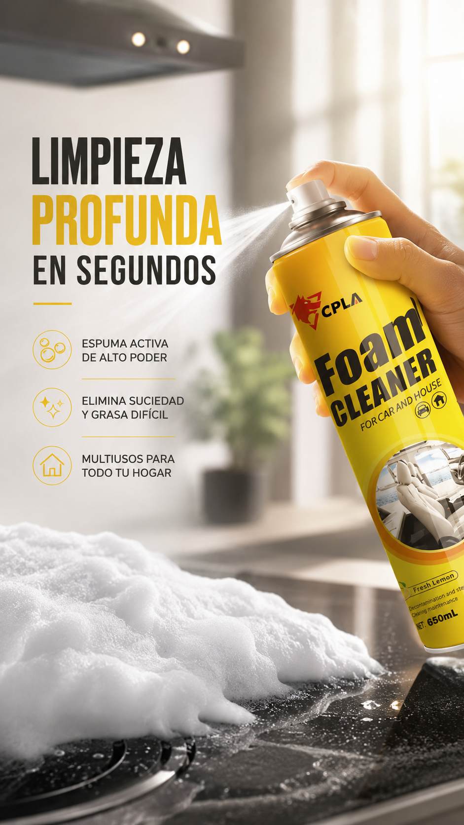 ESPUMA MULTIUSOS FOAM CLEANER