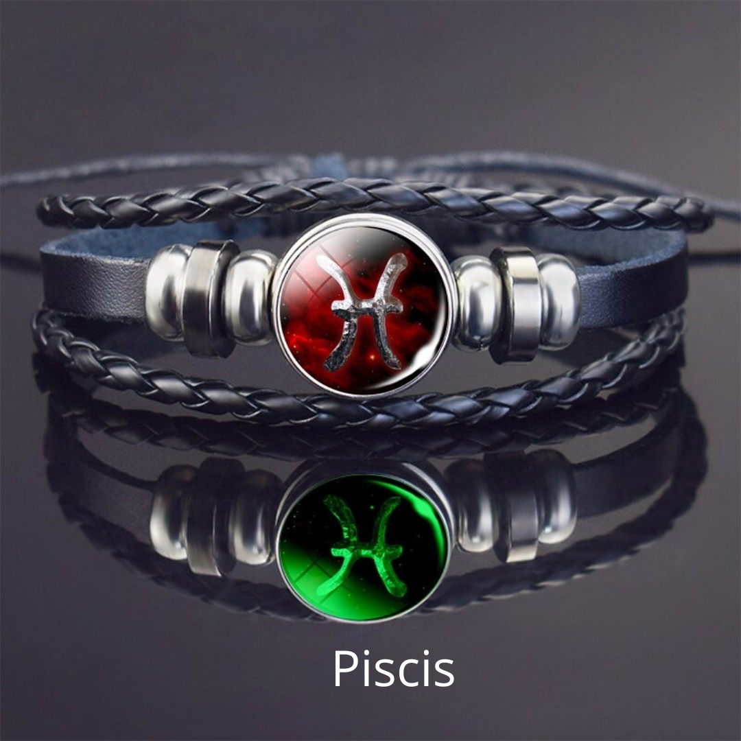 Pulseras zodiacales estilo Rocker