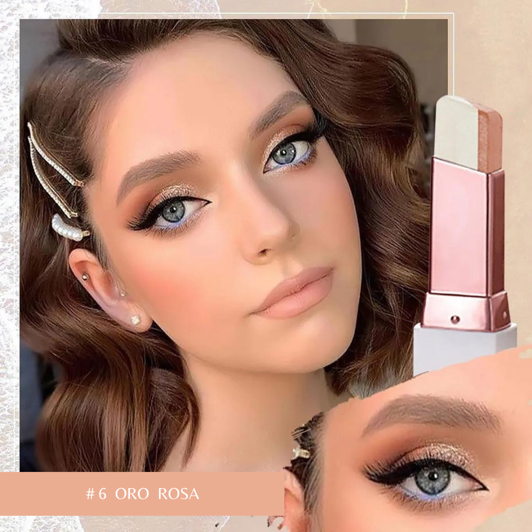 Sombra de ojos doble