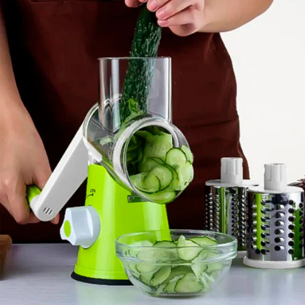 Rallador y cortador de verduras 3 en 1