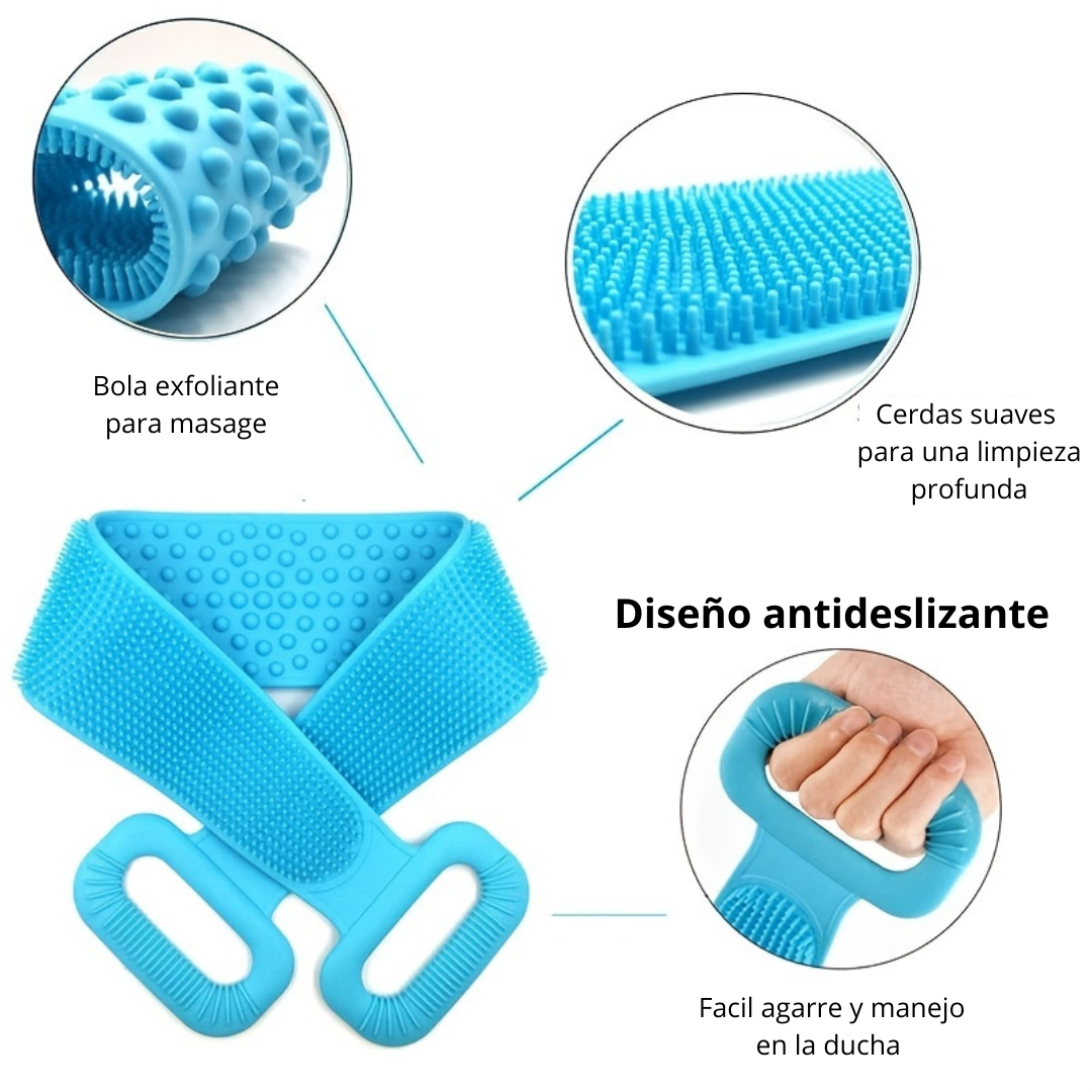 Cepillo exfoliante para baño (2X1)