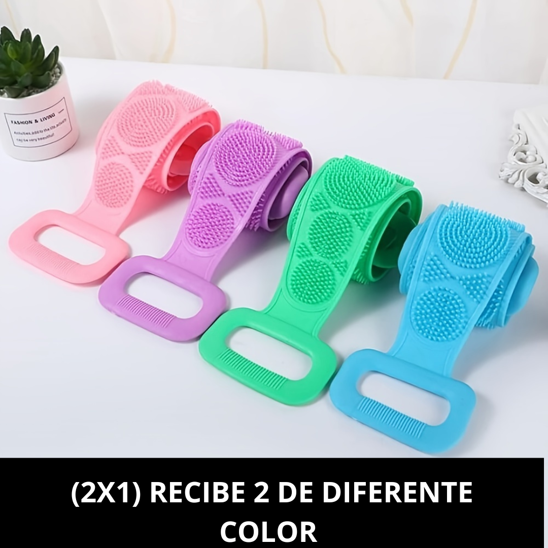 Cepillo exfoliante para baño (2X1)