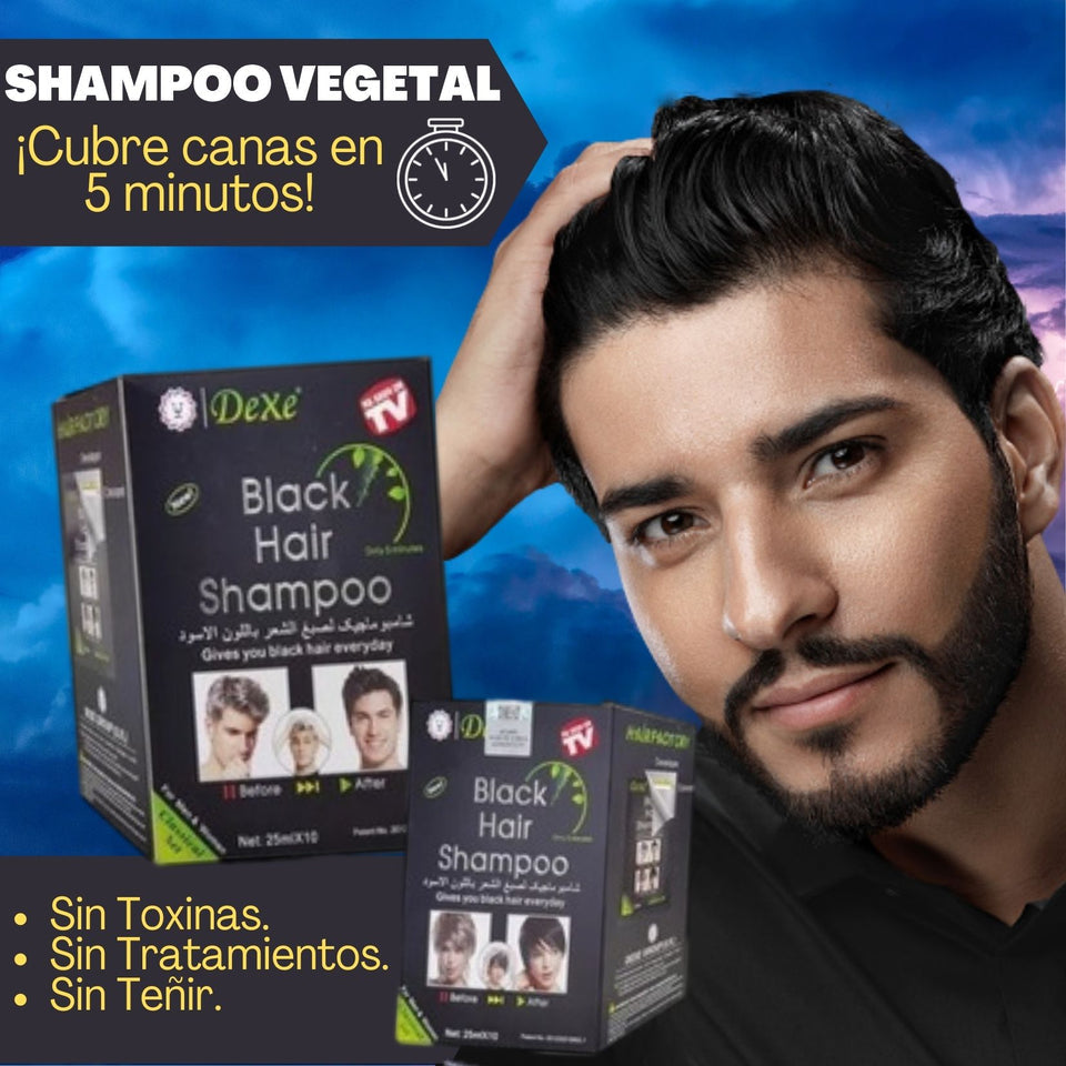 Shampoo cubre canas caja con 10 sachets
