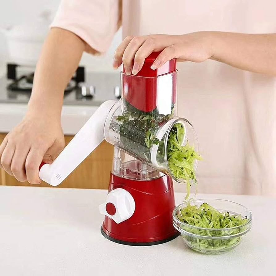Rallador y cortador de verduras 3 en 1