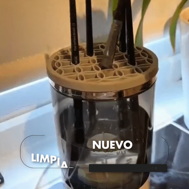 NUEVO LIMPIADOR DE BROCHAS ELÉCTRICO