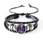 Pulsera zodiacal estilo retro