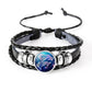 Pulsera zodiacal estilo retro