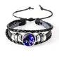 Pulsera zodiacal estilo retro